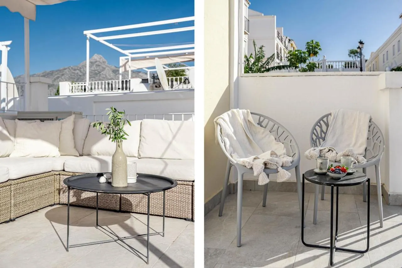 Дом отдыха Stunning 2 Bedroom Townhouse With Serene Terrace And Charming Mountain Views Марбелья